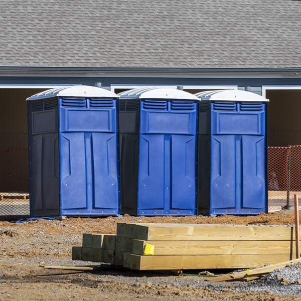 can i customize the exterior of the porta potties with my event logo or branding in Raven